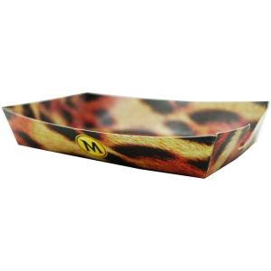 Quality Stackable Paper Snack Trays , Paper Boat Food Tray High Efficiency Stable wholesale