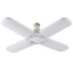 Deformable 65W Fan 4 Blade LED Light 360 Degree Anti Glare For Garage