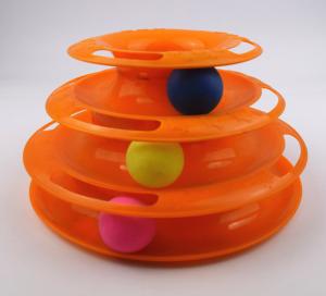 Quality Interactive Cat Ball Toy Exerciser Game Teaser Anti-Slip Active Healthy Lifestyle Suitable for Multiple Cats wholesale