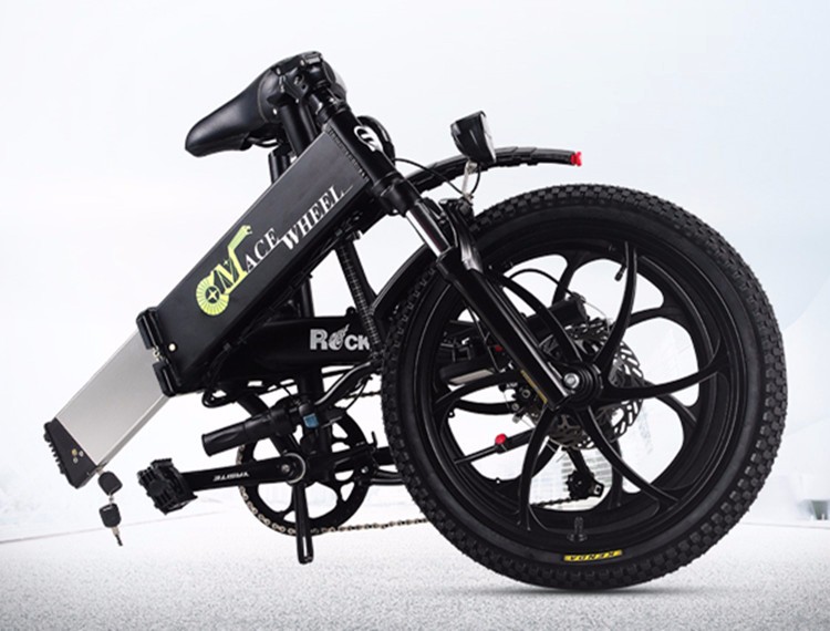20 Inch 48V 10AH 350W Electric Folding Bike With Brushless Motor Aluminum Alloy Frame