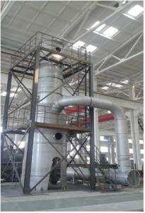 Quality Vertical Falling Film Evaporator Steam Vacuum Distillation Power Source wholesale