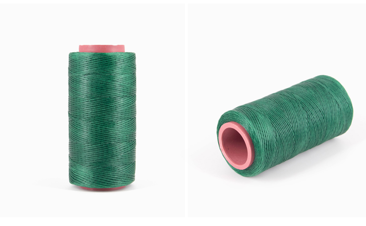 1mm Woven Wax 100% Polyester Filament Galaces for High Class Leather Bag Shoes Sofa