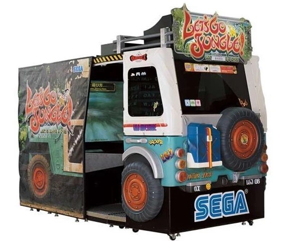 Let Us Go Jungle Shooting Arcade Machine Big Screen For 2 Players 200KG Weight