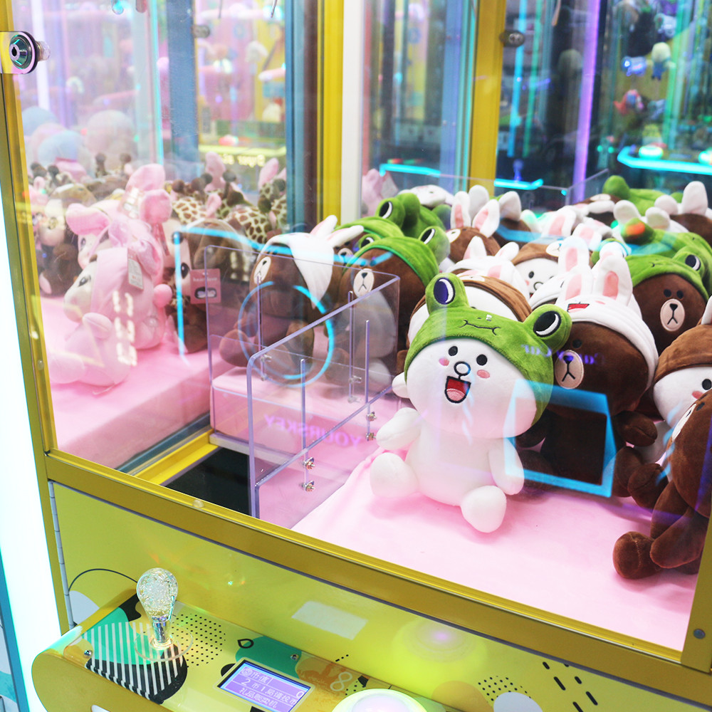 Grabber Mini Claw Crane Machine / Doll Crane Machine Coin Accepted Ready