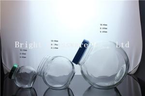 Quality top popular glass candy jar with lid wholesale wholesale