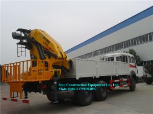 Quality 16t Knuckle Boom Truck Mounted Crane SQ16ZK4Q Max Lifting Torque 40 T M wholesale