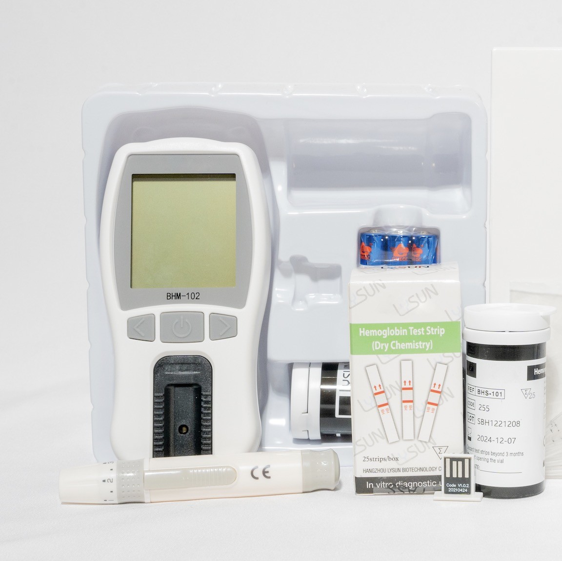 HZ BHM-101 Hemoglobin Tester Clinical Use Hematocrit Analyzer