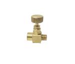 High Pressure Brass Needle Valve 1/2 NPT Male X 1/2 NPT Female