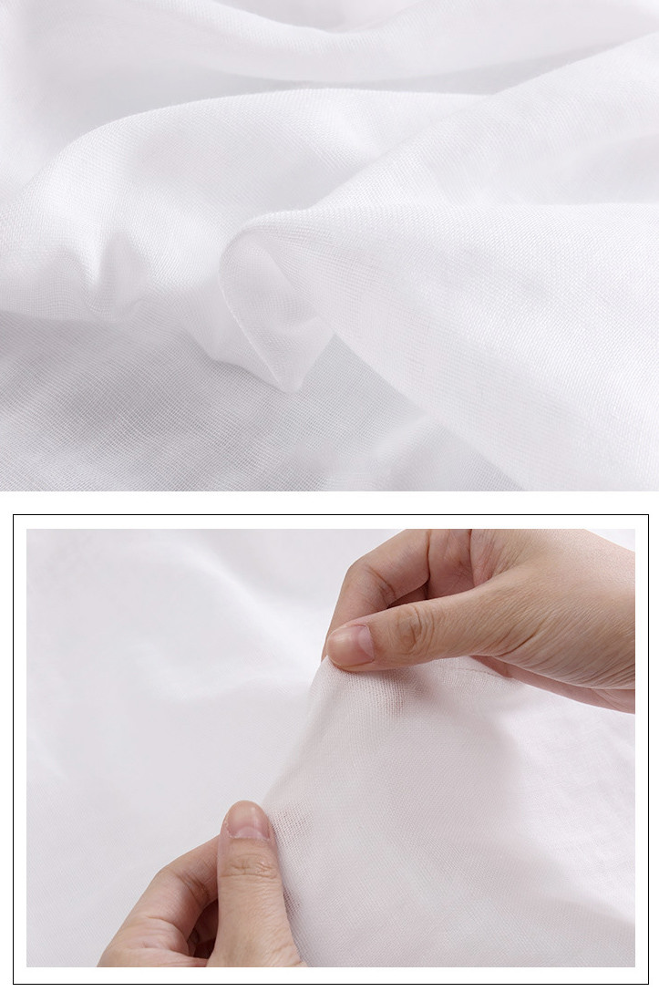 Three Layer 150gsm Woven Cotton Gauze Material Fabric Gauze Swaddle Blanket