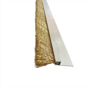 Quality Brass Bristle Flexible Industrial Brush Strip 0.08mm ~0.6mm wholesale