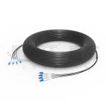 Flexible TPU Tactical Fiber Optic Cable FTTA Base Station Tactical Fiber Cable