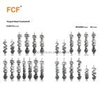 Suit for Bus Truck metal FCF DCT Forged steel crankshaft Daewoo Truck Bus