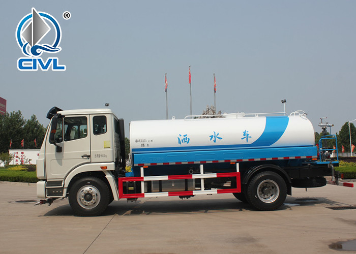 4x2 10m3 Liquid Tanker Truck Euro 2 6 Tires With 1 Spare New Condition