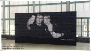 Quality stadium conference Advertising equipment floor standing split flap display wholesale