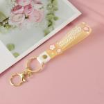 Cute Cartoon Keychain Charms For Girls And Boys , Bpa Free Customized Silicone