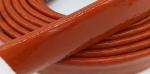 Fire Resistance Silicone Rubber Fiberglass Sleeving Fire Sleeve