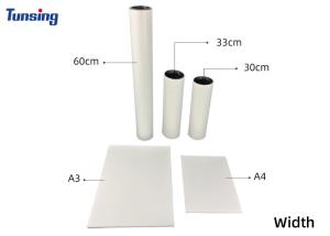 Quality A3 A4 DTF PET Film DTF Transfer Film For DTF Printing 0.075mm / 0.10mm Thickness wholesale
