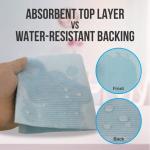 Waterproof Colorful Disposable Consumable 3ply Scarf Apron Dental Bibs