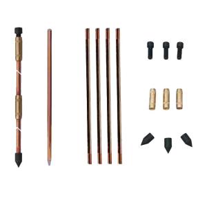 Quality High Tensile Strength Copper Round Bar , Copper Lightning Rod 1200mm wholesale