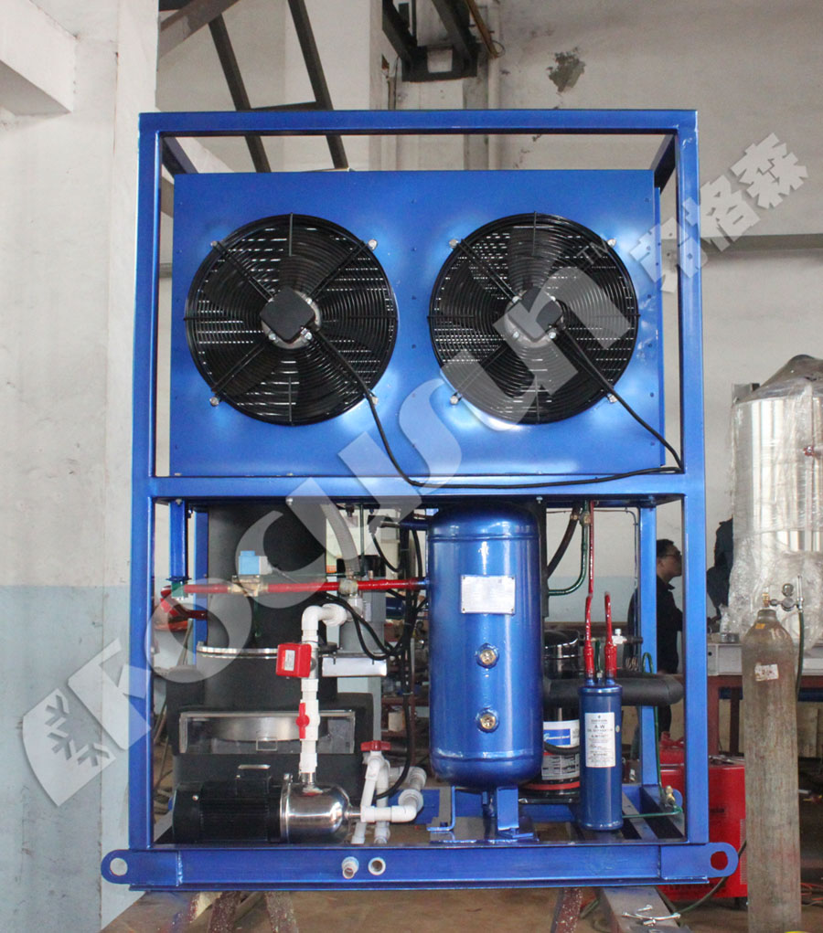 380v Bitzer Compressor Tube Ice Machine For Cold Drinks And Seafood
