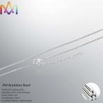 3g 50cm Length SS304 Charm Bracelet Chain Bulk