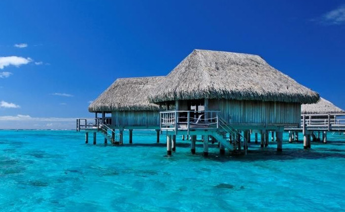 Light Gauge Steel Framing System Resort Overwater Bungalow for rent