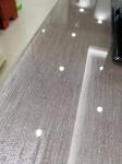 Grey Tabletop Toughened Multilayer Fabric Laminated Glass Panels