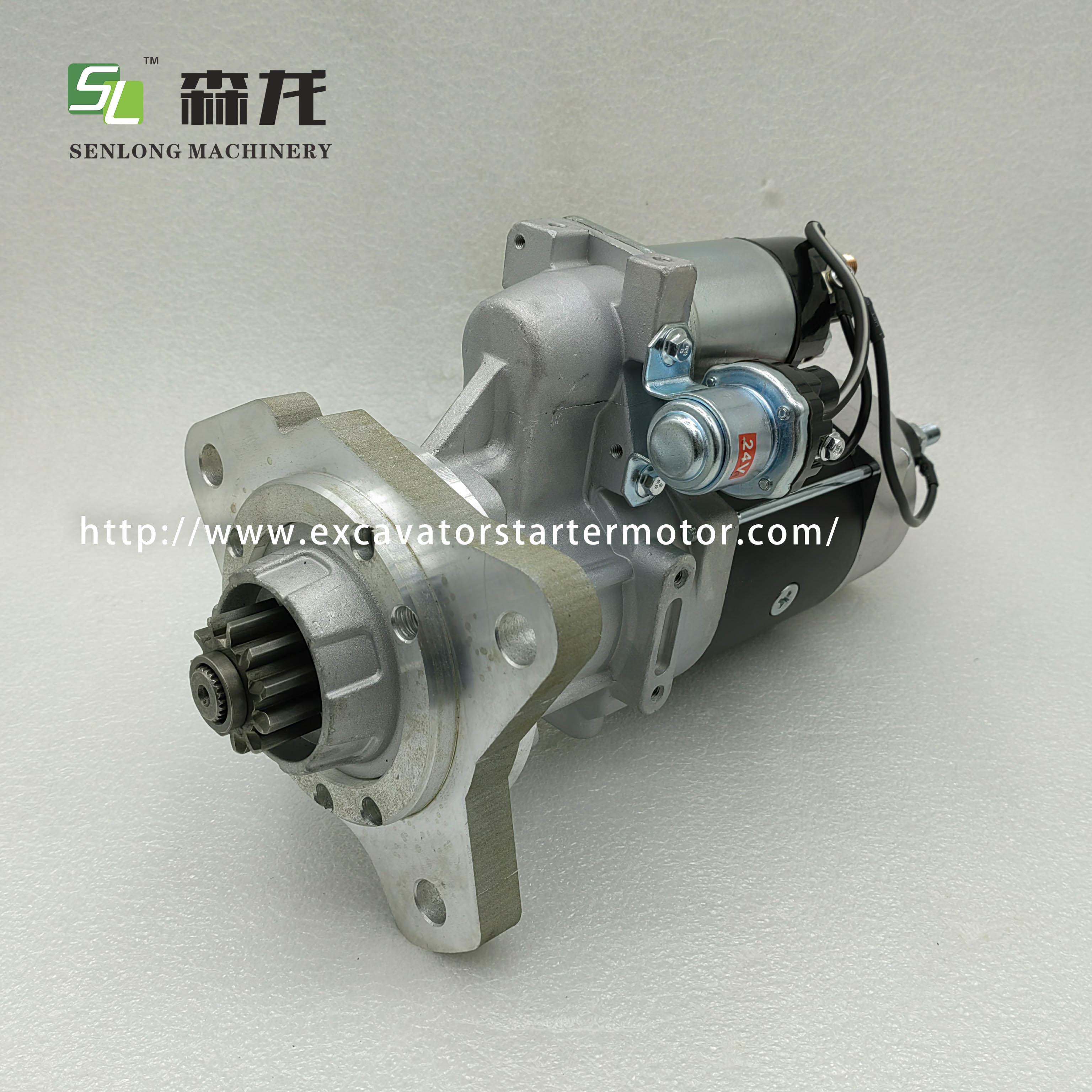 126650-77021 Excavator Starter Motor For Yanmar 24V 8.0KW 11T 0360-802-0222 0360-802-0192 148660-77080