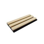 Veneer Banding Acoustic Wood Slat Panels 2400mm Wood Slat Wall Tiles Customized