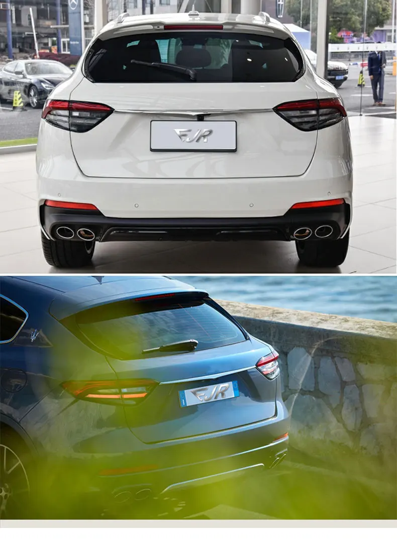 For Maserati Levante 16-20 Taillight Assembly Modified Led Light Drl Brake Flowing Turn Rear Lights Car Lamp Accessories