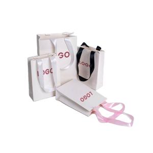 Quality Square Bottom Kraft Paper Gift Bags With Handles for Shopping and Cardboard Material wholesale