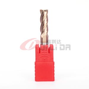 Quality 9/64&quot; 9/32&quot; 8mm 3/4 Solid Carbide End Mill For Aluminum HRC55 4 Flute wholesale