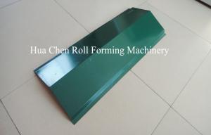 Quality Galvanized Metal Roof Ridge Cap Roll Forming Machine with 2 Years Warranty wholesale