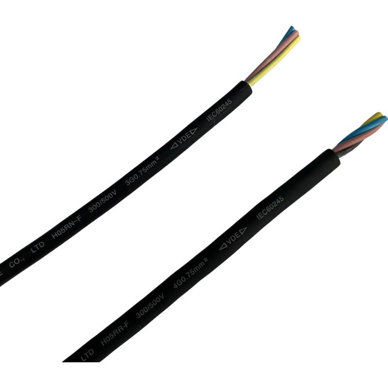 TPU Rubber Sheathed Evc Cable 16a/480v H07bz5-f 5x2.5mm2 5g 2.5 1*0.5 Evblo for EV Charing Temperature Range -40C To 90C