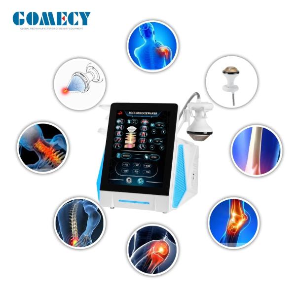 Gomecy 15.6 inches 7 Tips Focus Shockwave Physical Therapy Machine After Sport