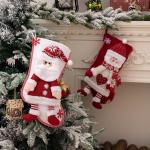 Christmas Stockings 2 Pack 3D Gnomes Santa Christmas Stockings Personalized