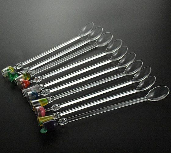 acrylic creativity drink stirrers Bar cocktail stir bar with spoon 22.5 cm
