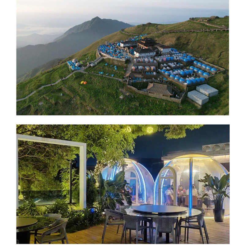 Outdoor Villa Hotel Bubble Room Transparent tent Glass celebrity Restaurant Sun Room PC Star Room Outdoor Homestay