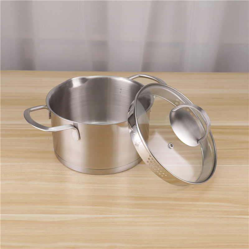 Milk Soup Cookware Pot Restaurants Caterers Stainless Steel 201 Stock Pot