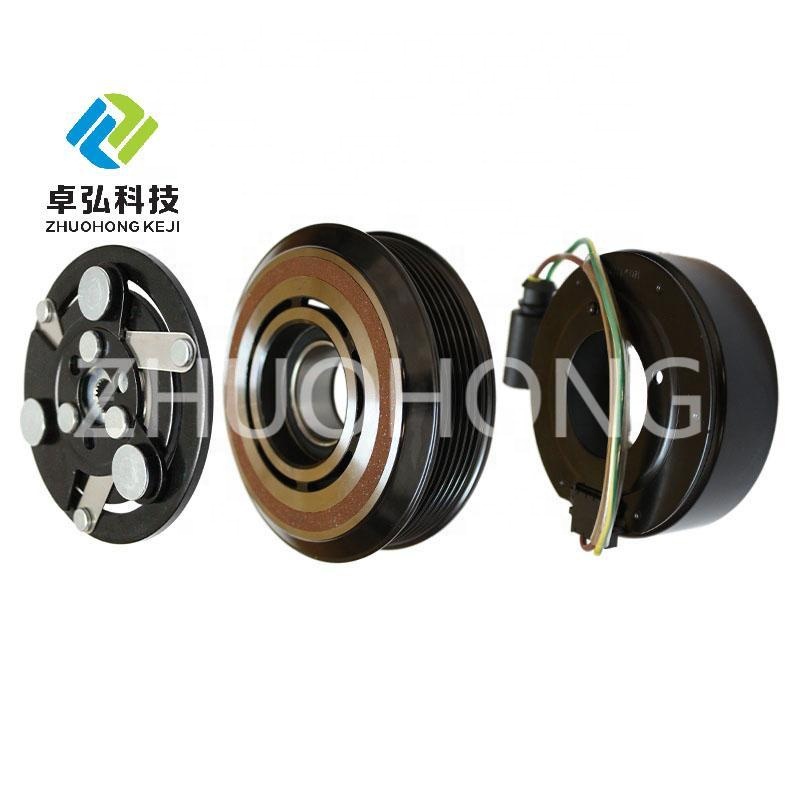 LAVIDA Saloon Auto AC Compressor Pulley Clutch Kit 6PK 124MM 12V For VW SVW 1.6 2012-