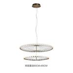 Duplex Building Ferris Wheel Large Chandelier Creative Industrial Ring Pendant