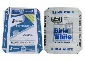 Quality Square Bottom Laminated Polypropylene Cement Bags , PP Valve Bag wholesale