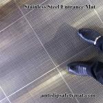 20mm Thick Stainless Steel Floor Mat Recessed Floor Grilles 457.2MM*457.2MM