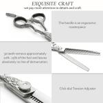 EUR Thinner Japanese Steel Hairdressing Scissors Adjustable Screw