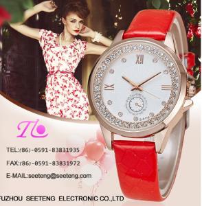 Quality elegant ladies watch wrist watch with lots of diamonds wholesale