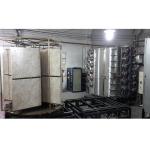 Foshan JXS Ceramic Tile Ceramic Wash Basin Ceramic Sanitary Ware PVD Gold Vacuum