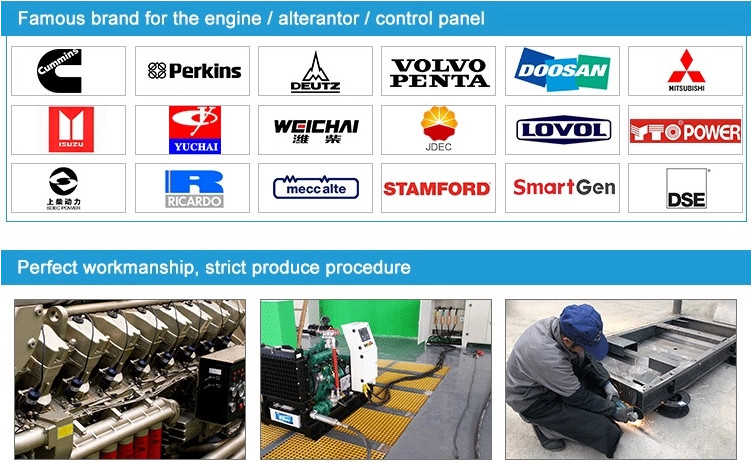 550KW WEICHAI Open or Silent Diesel Generator for Emergency Back Up