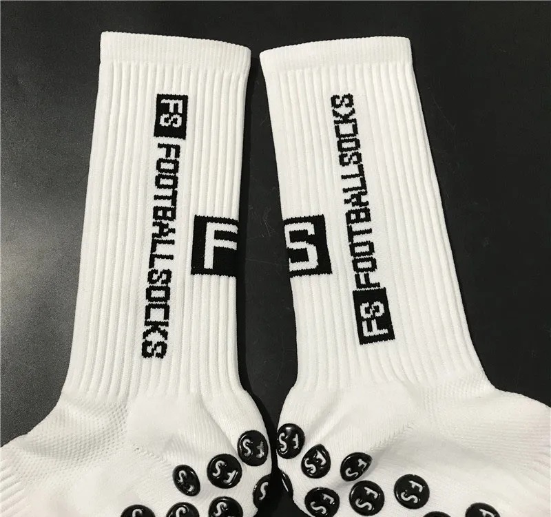 Non Slip Soccer Socks for Adults Long Tube Crew Sport Bottom Grip Anti-slip Socks