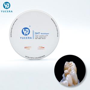 Quality 900MPA 98x10mm multilayer Zirconium Blocks For Dental Crowns wholesale