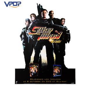 Quality Durable Cardboard Advertising Standee Free Standing For New Film Publicity wholesale